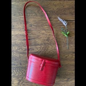 Red crossbody
